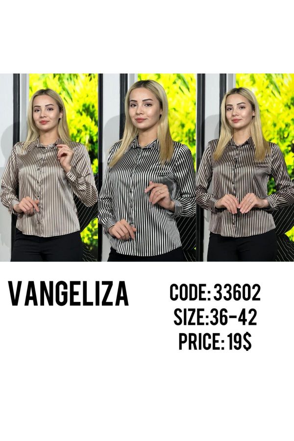 Picture of Vangeliza 33602 BROWN Women Shirt