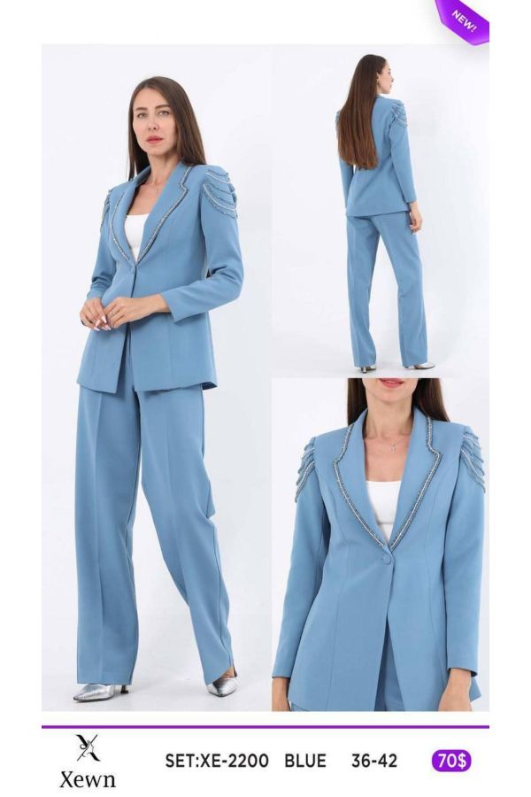 Picture of Xewn 2200 BLUE Women Suit