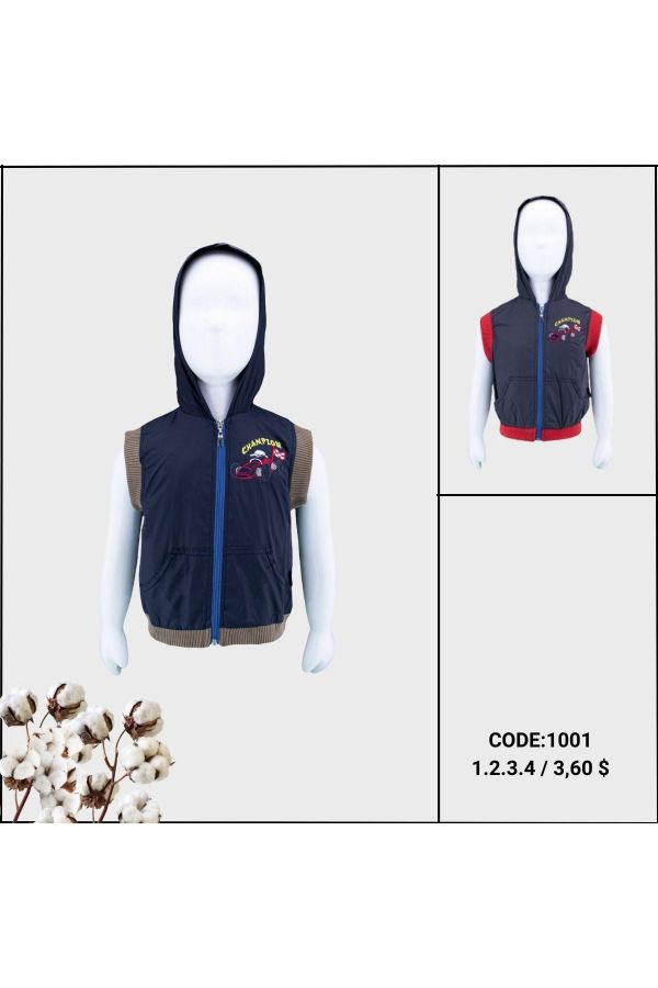 Picture of Coppababy 1001 RED Boy Vest