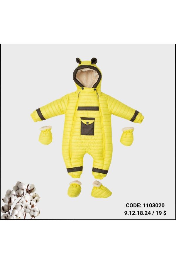 Picture of Coppababy 1103020 YELLOW Baby Cosmonaut