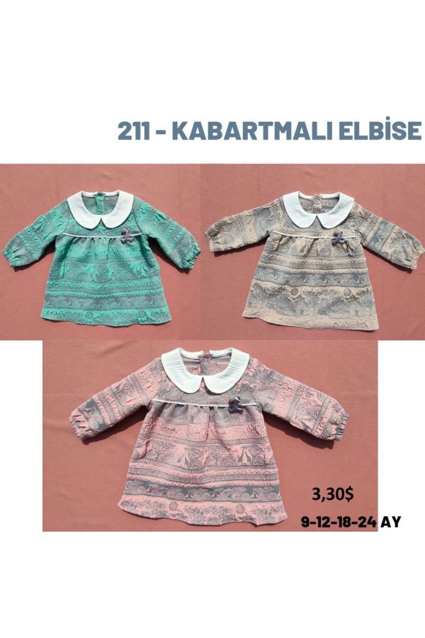 Coppababy 212 TURKUAZ Bebek Elbise resmi