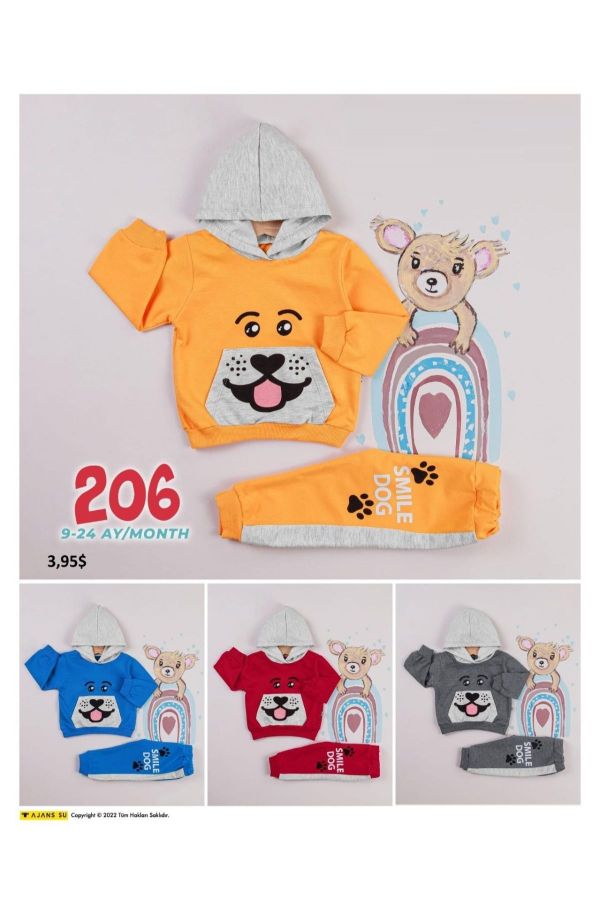 Picture of Coppababy 206 YELLOW Baby Suit