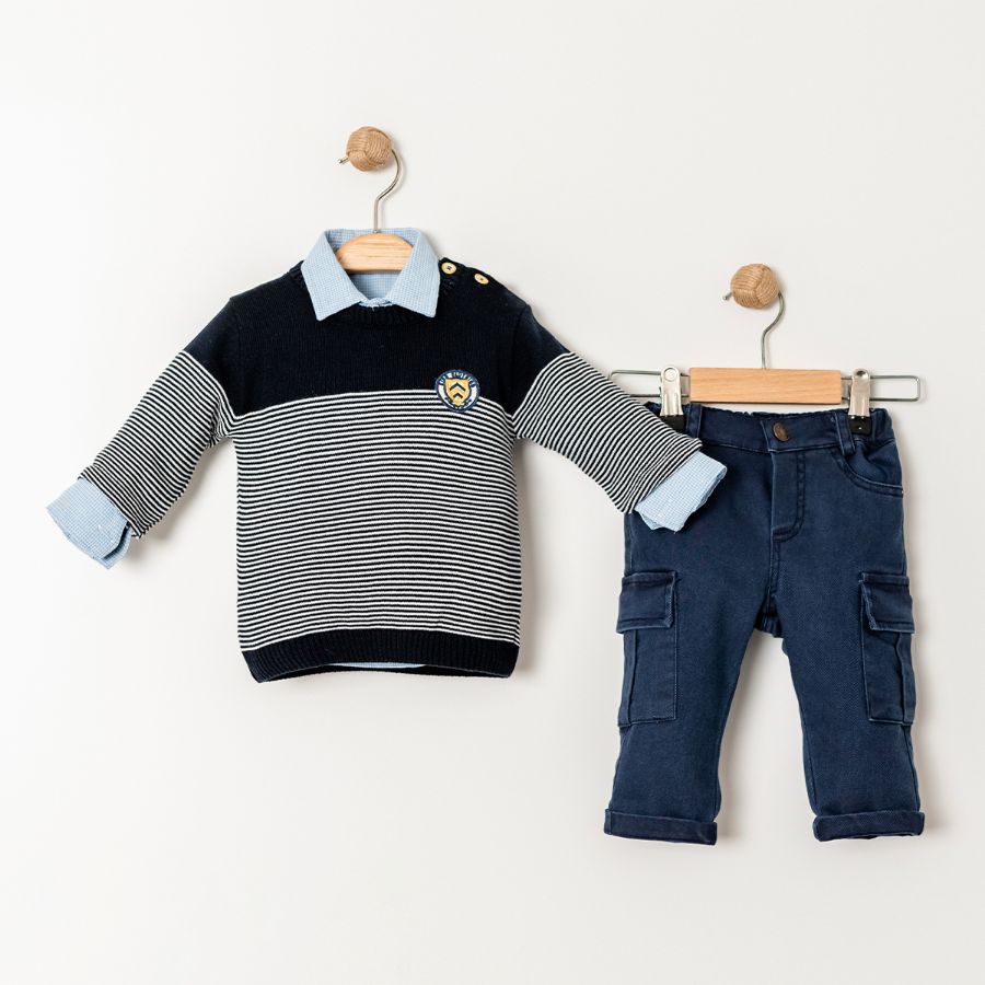 Picture of Bebüş 15021 NAVY BLUE Baby Suit