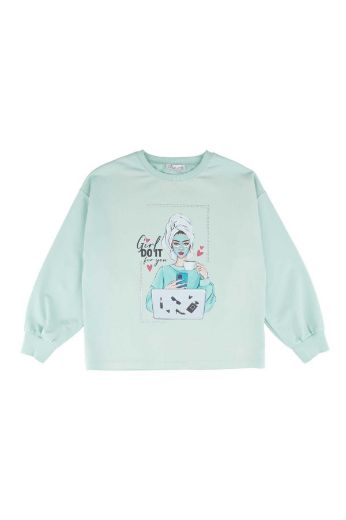 Best Kids BK23KK14272 MINT Kız Çocuk Sweatshirt resmi