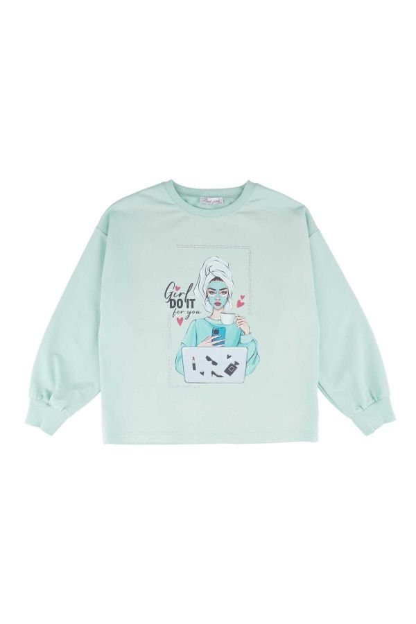 Best Kids BK23KK14272 MINT Kız Çocuk Sweatshirt resmi