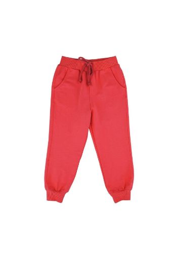 Picture of Best Kids BB23KK12245 RED Girls Sweatpants