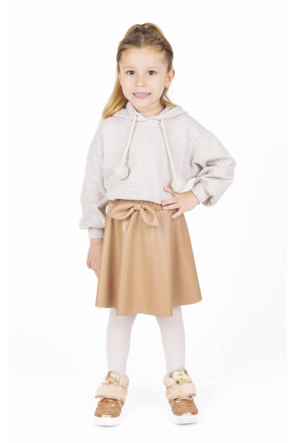 Picture of Best Kids BB23KK12199 CAMEL Girl Skirt