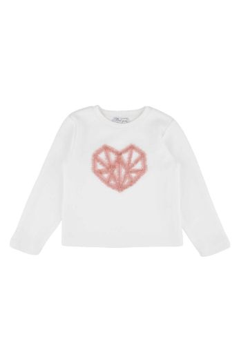 Best Kids BB23KK12262 EKRU-PUDRA Kız Çocuk Sweatshirt resmi