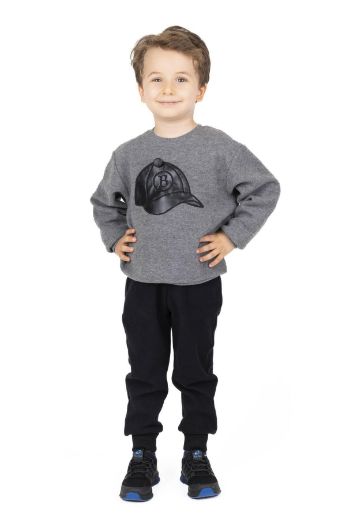 Picture of Best Kids BB23KE12543 ANTHRACITE Boy Sweatshirt