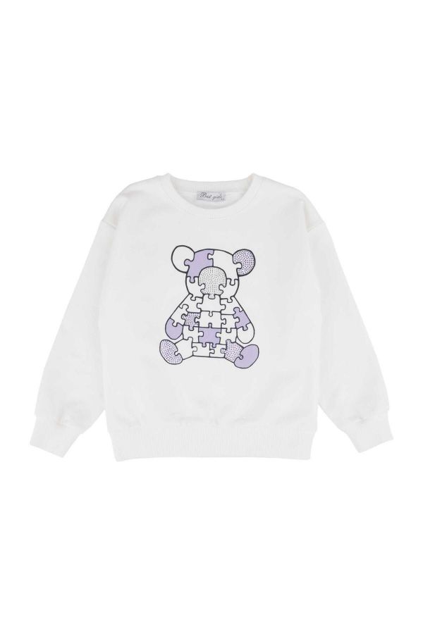 Best Kids BB23KK12211 EKRU Kız Çocuk Sweatshirt resmi