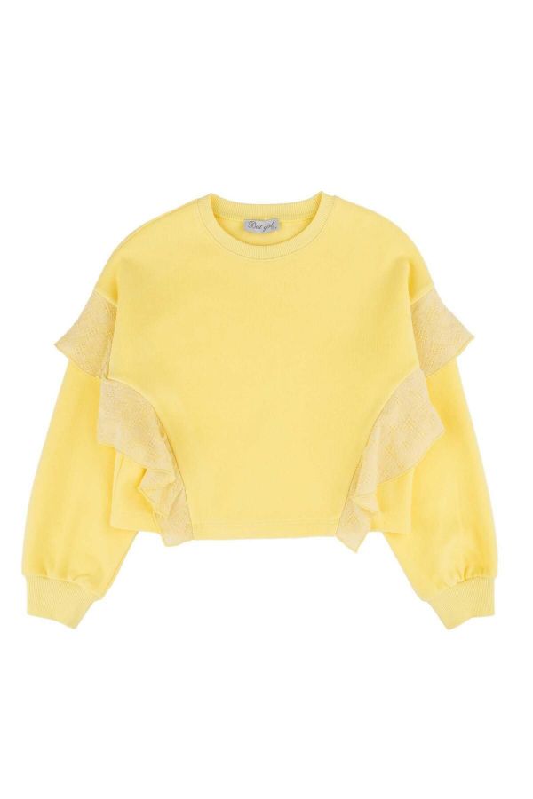 Best Kids BK23KK14301 SARI Kız Çocuk Sweatshirt resmi