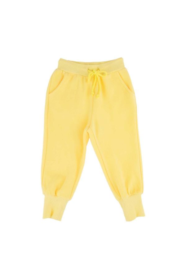 Picture of Best Kids BB23KK12220 YELLOW Girls Sweatpants