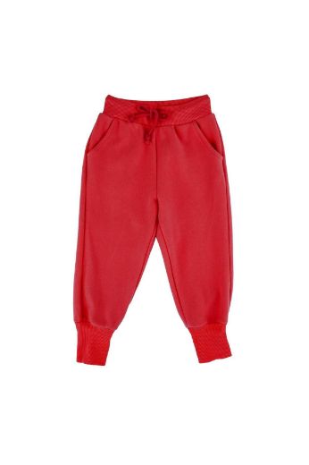 Picture of Best Kids BB23KK12220 RED Girls Sweatpants