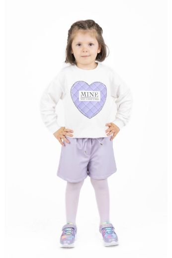 Picture of Best Kids BB23KK12208 LILAC Girl Shorts