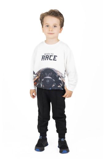 Picture of Best Kids BB23KE12533 BLACK Boy's Sweatpants