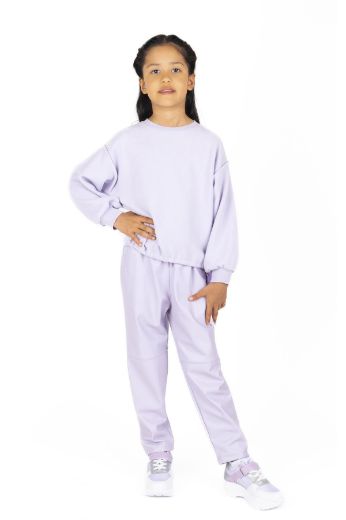 Picture of Best Kids BK23KK14299 LILAC Girl Sweatshirt