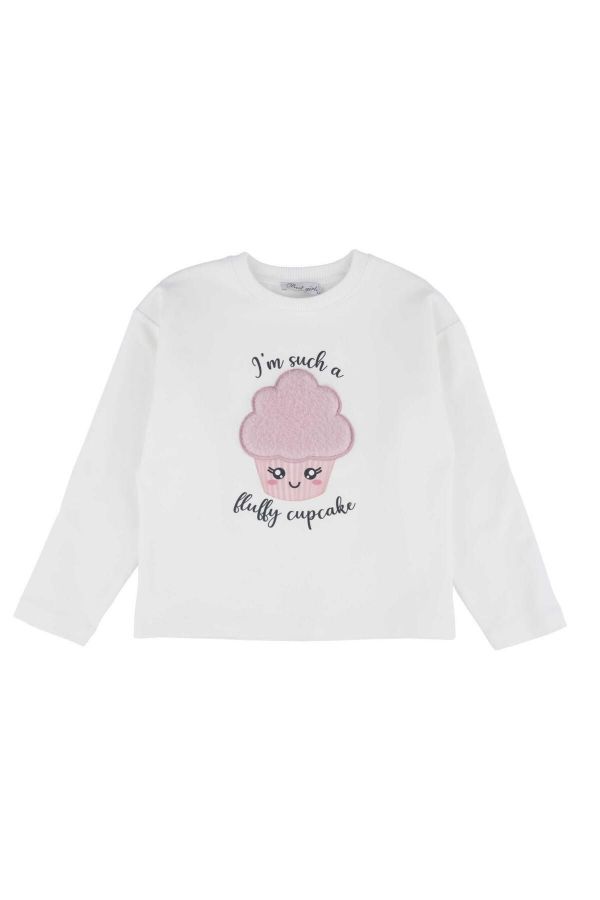 Best Kids BB23KK12263 EKRU-PUDRA Kız Çocuk Sweatshirt resmi