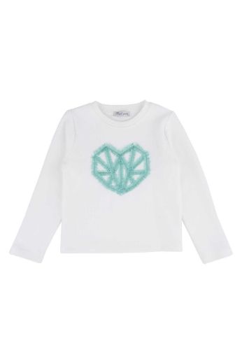 Picture of Best Kids BB23KK12262 EKRU-MINT GREEN Girl Sweatshirt