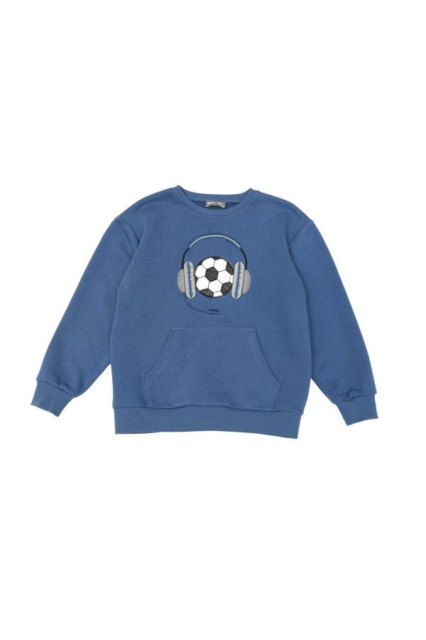 Best Kids BK23KE14574 INDIGO Erkek Çocuk Sweatshirt resmi