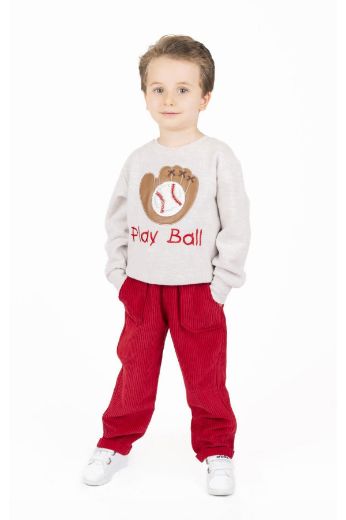 Picture of Best Kids BB23KE12540 RED BOYS TROUSERS