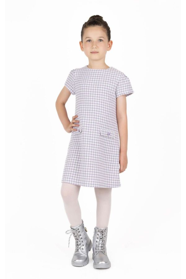 Picture of Best Kids BK23KK14318 LILAC Girl Dress