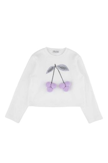 Best Kids BK23KK14332 EKRU-LILA Kız Çocuk Sweatshirt resmi