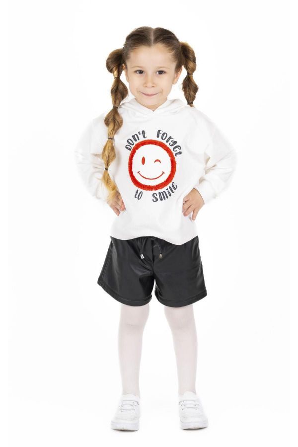 Best Kids BB23KK12269 EKRU-KIRMIZI Kız Çocuk Sweatshirt resmi