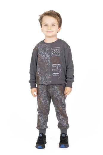 Picture of Best Kids BB23KE12548 ANTHRACITE Boy's Sweatpants