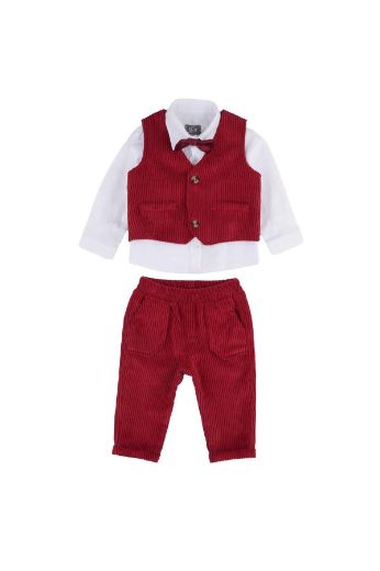 Picture of Best Kids BB23KE10411 RED Boy Suit