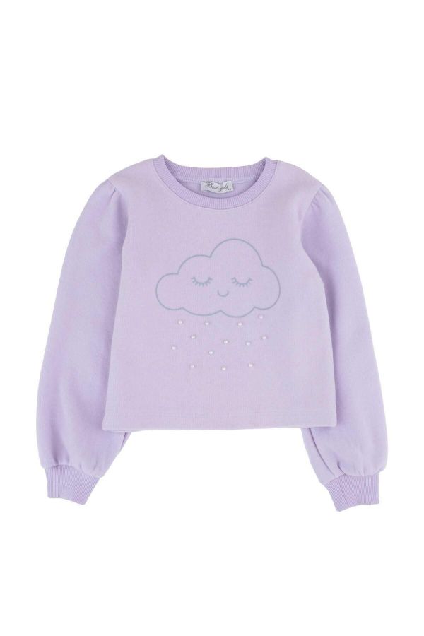 Best Kids BB23KK12247 LILA Kız Çocuk Sweatshirt resmi