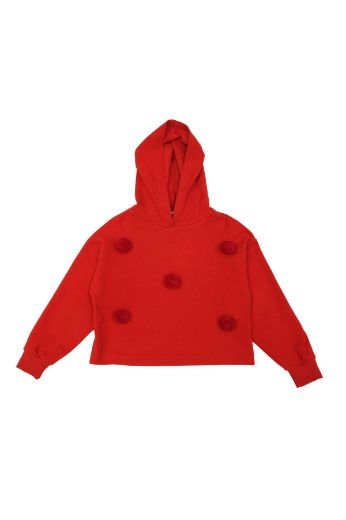 Best Kids BK23KK14267 KIRMIZI Kız Çocuk Sweatshirt resmi