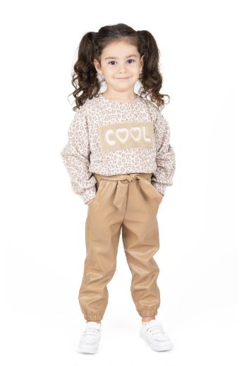 Picture of Best Kids BB23KK12237 CAMEL Girl Pants