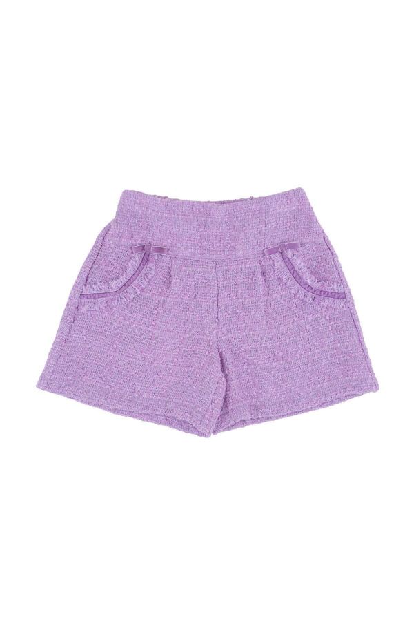 Picture of Best Kids BB23KK12265 LILAC Girl Shorts