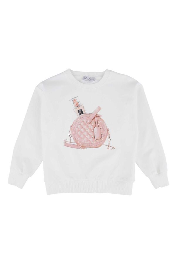 Best Kids BB23KK12201 EKRU Kız Çocuk Sweatshirt resmi