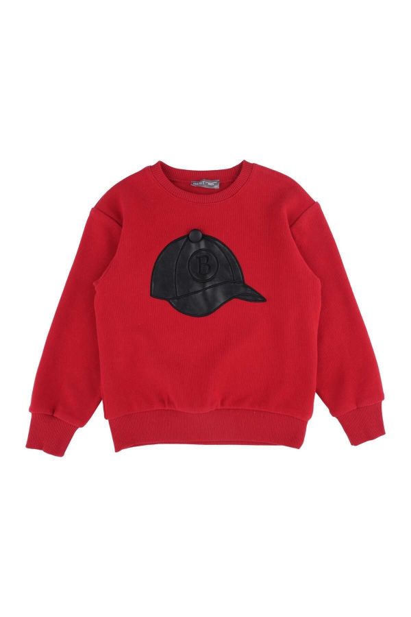 Best Kids BB23KE12543 KIRMIZI Erkek Çocuk Sweatshirt resmi