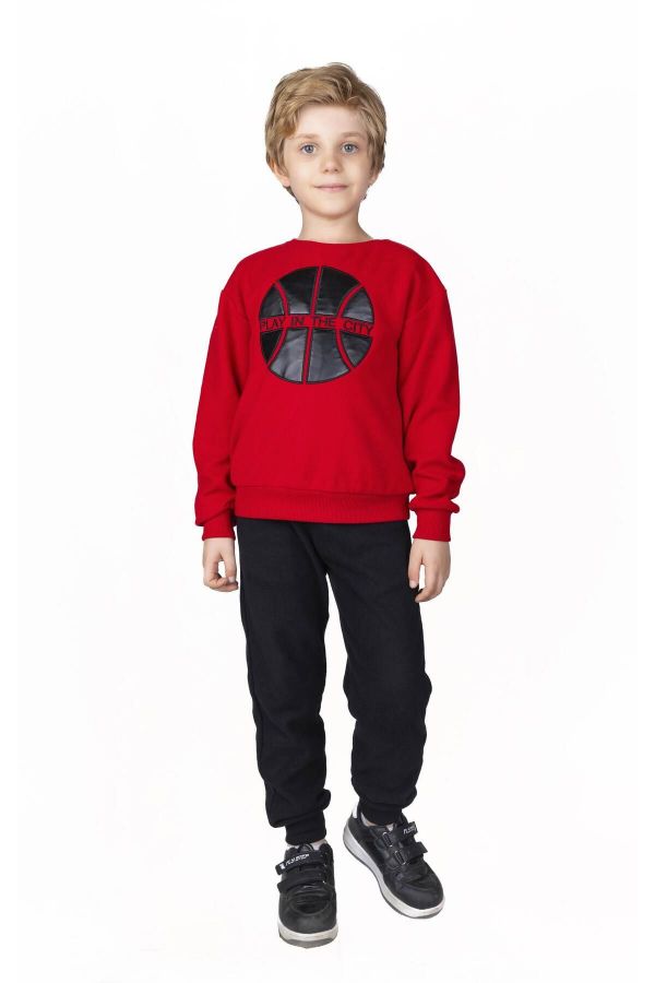 Picture of Best Kids BK23KE14564 BLACK Boy's Sweatpants