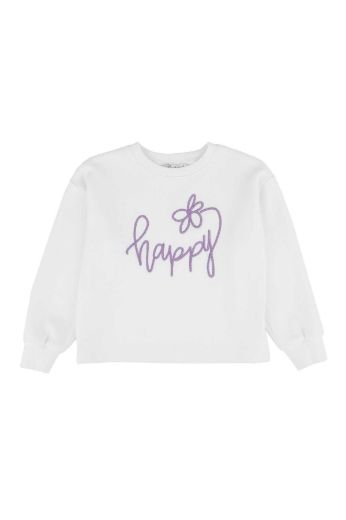 Best Kids BB23KK12258 EKRU-LILA Kız Çocuk Sweatshirt resmi