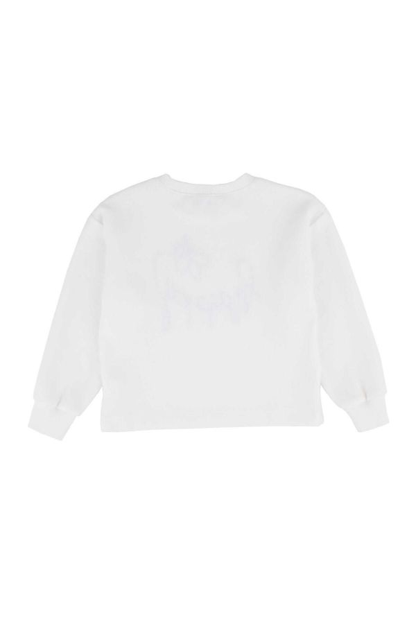 Best Kids BB23KK12258 EKRU-LILA Kız Çocuk Sweatshirt resmi