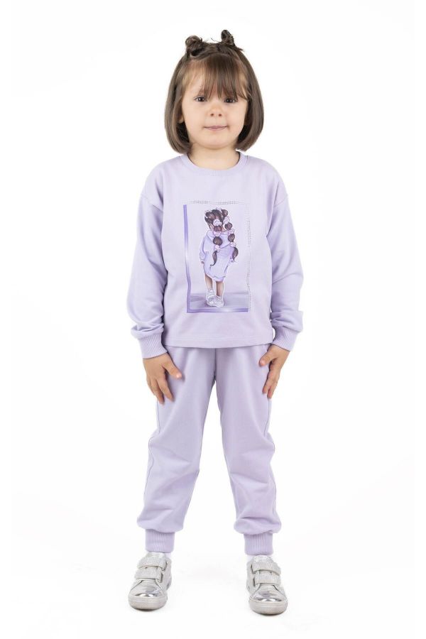 Picture of Best Kids BB23KK12245 LILAC Girls Sweatpants