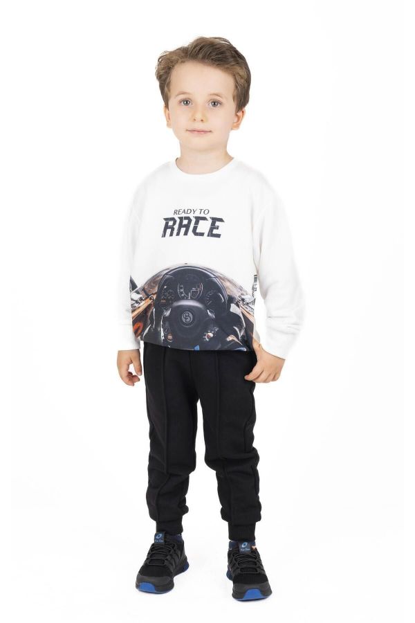 Picture of Best Kids BB23KE12539 ECRU Boy Sweatshirt