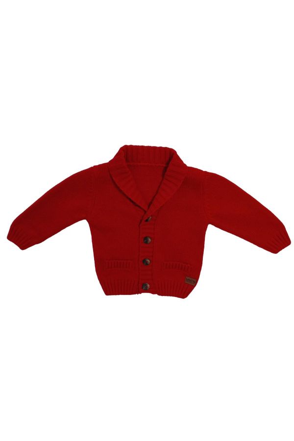 Picture of Bebepan 6878 RED Boys Cardigan