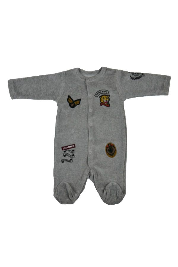 Picture of Bebepan 4062 LIGHT GREY Baby Overalls