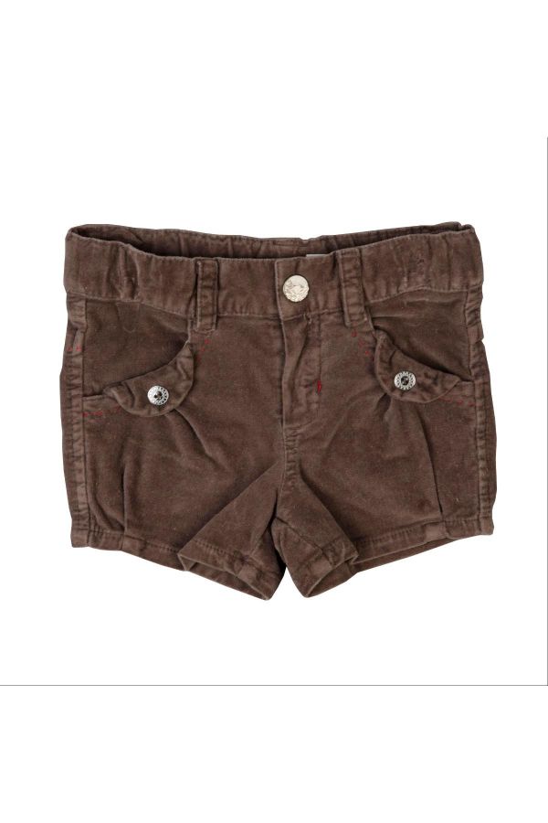 Picture of Bebepan 9511 BROWN Girl Shorts