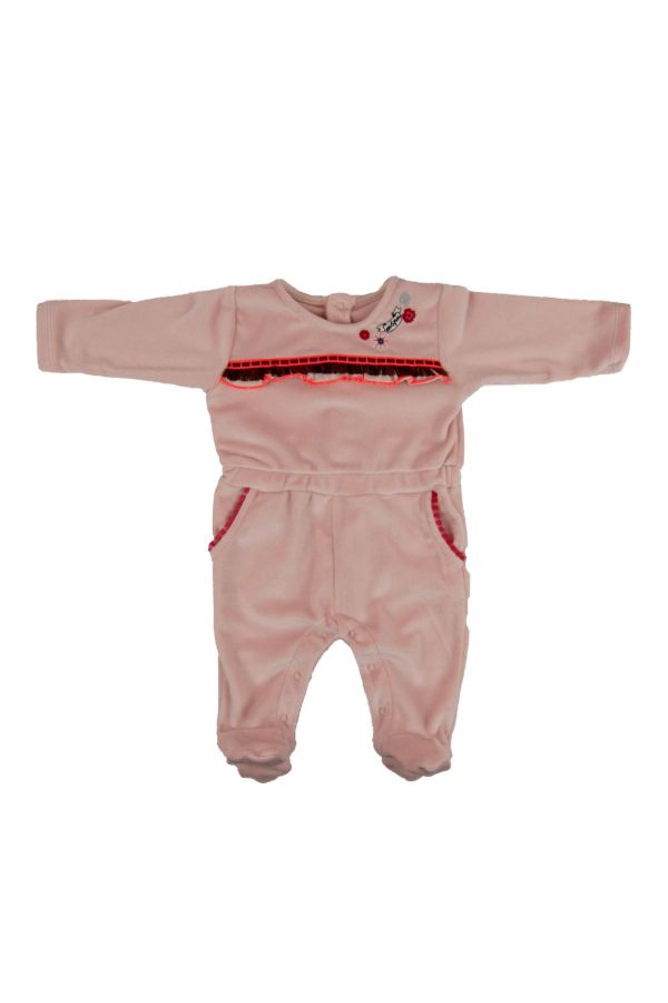 Picture of Bebepan 4101 PINK Baby Overalls