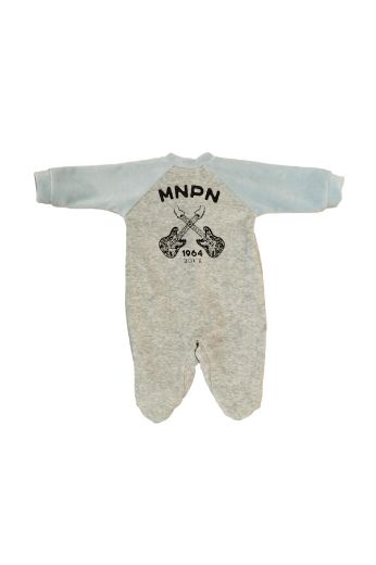 Picture of Bebepan 4385 GREY Baby Overalls