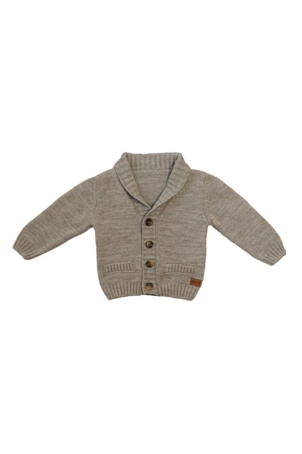 Picture of Bebepan 6878 GREY Boys Cardigan