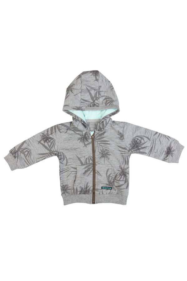 Picture of Bebepan 3527 LIGHT GREY Boys Cardigan