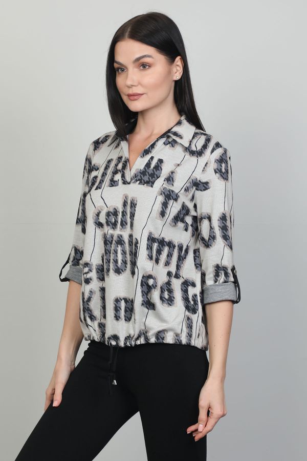 Picture of Aras 11915 GREY Women Blouse