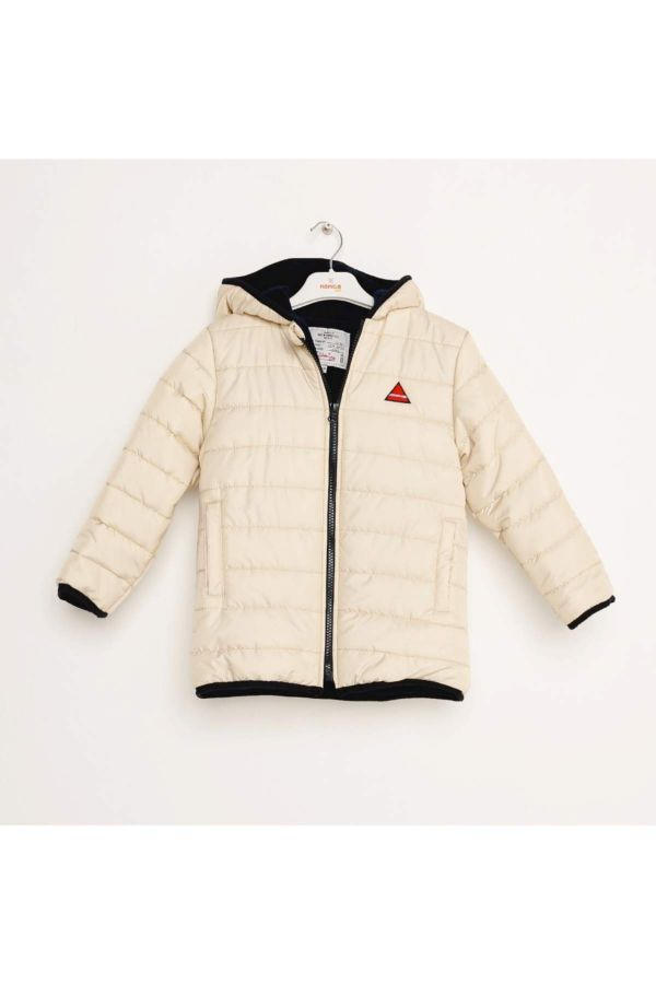 Picture of Nanica 323500 BEIGE Boy Puffer Coat