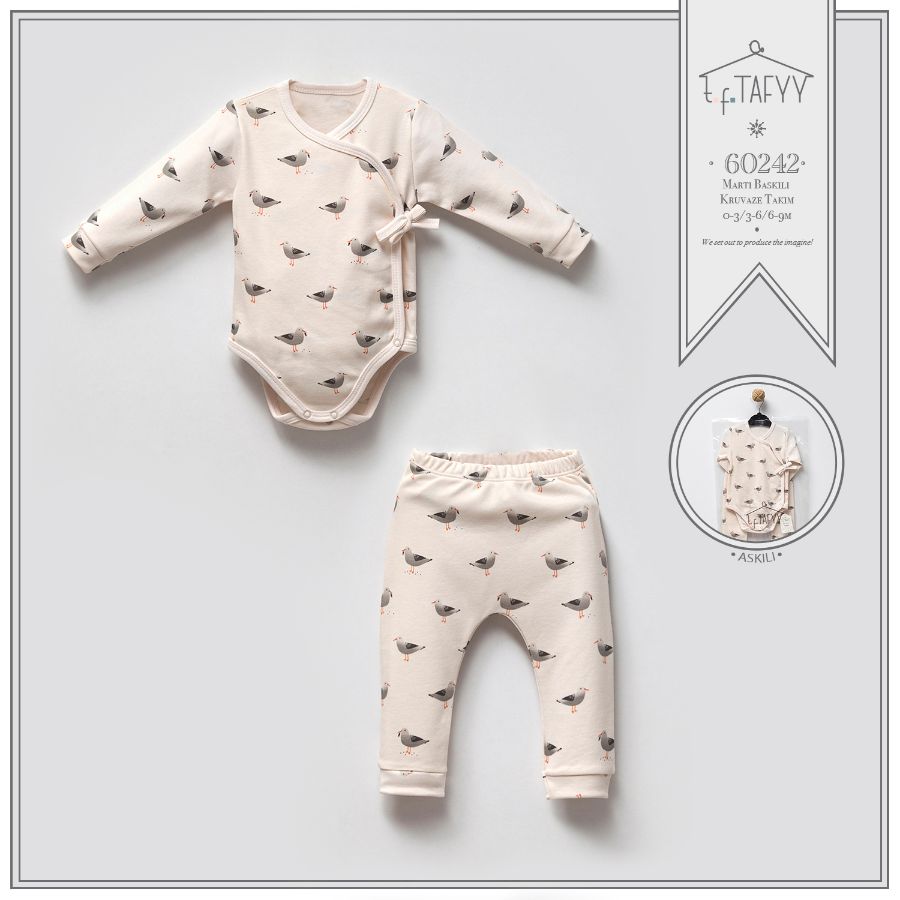 TAFYY BABY 60246 EKRU Bebek Takım resmi